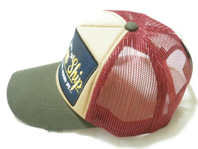 ダメージ加工♪BIGワッペン メッシュキャップ < 男性ファッション ダメージ加工♪BIGワッペン メッシュキャップ < 男性ファッションの