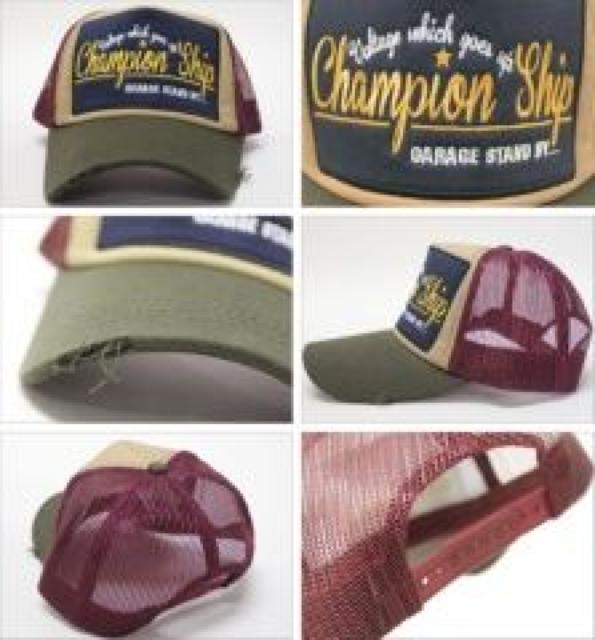 ダメージ加工♪BIGワッペン メッシュキャップ < 男性ファッション ダメージ加工♪BIGワッペン メッシュキャップ < 男性ファッションの