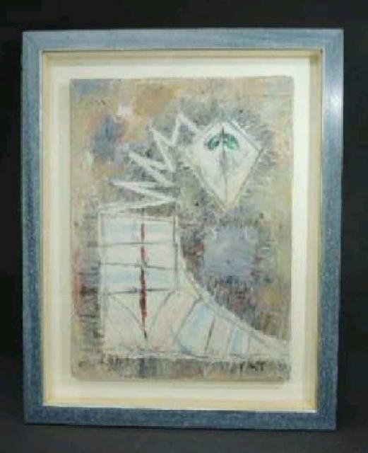 絵画 油彩画 田畔司朗『虫』真作保証 原画 < ホビー  絵画 油彩画 田畔司朗『虫』真作保証 原画  < ホビーの