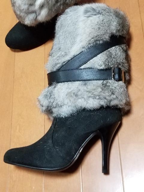 ◆リアルファー&ベルト付ブーツ◆ < 女性ファッション  ◆リアルファー&ベルト付ブーツ◆  < 女性ファッションの