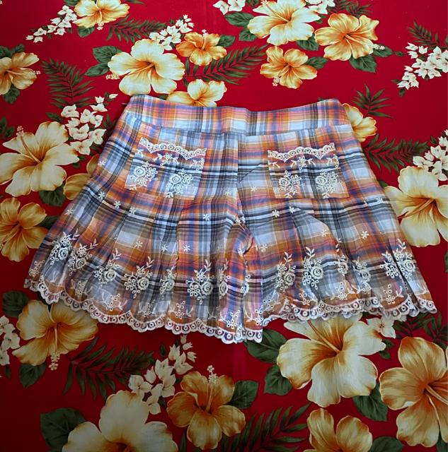 新品未使用☆JILL STUART☆オレンジチェック☆ショートパンツ☆ < ブランド  新品未使用☆JILL STUART☆オレンジチェック☆ショートパンツ☆ < ブランドの