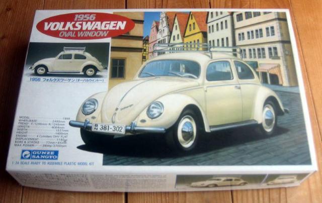 グンゼ1/24 フォルクスワーゲン1956(オーバルウインドー) < ホビー  グンゼ1/24 フォルクスワーゲン1956(オーバルウインドー)  < ホビーの