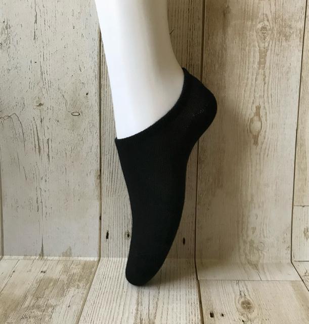 シンプル レディース ベリーショートソックス 黒 3足セット 靴下 < 女性ファッション  シンプル レディース ベリーショートソックス 黒 3足セット 靴下 < 女性ファッションの