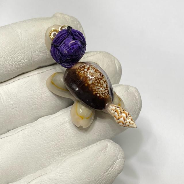 《置物No.496》天然貝 亀 幸福 シェル < インテリア/ライフ  《置物No.496》天然貝 亀 幸福 シェル < インテリア/ライフの