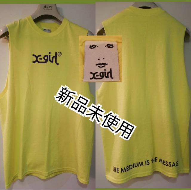 特価★新品未使用x-girlデザインシャツカットソーTシャツイエロー柔らか癒される人気素敵スタイリッシュ大活躍オシャレビッグロゴ < 女性ファッション  特価★新品未使用x-girlデザインシャツカットソーTシャツイエロー柔らか癒される人気素敵スタイリッシュ大活躍オシャレビッグロゴ  < 女性ファッションの