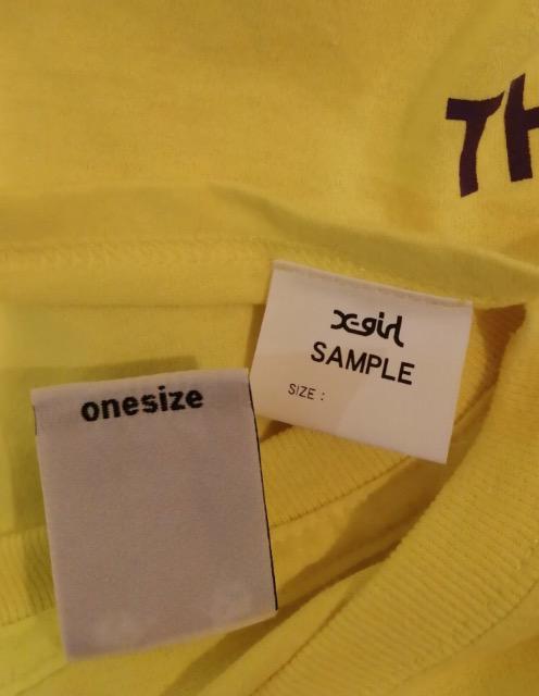 特価★新品未使用x-girlデザインシャツカットソーTシャツイエロー柔らか癒される人気素敵スタイリッシュ大活躍オシャレビッグロゴ < 女性ファッション  特価★新品未使用x-girlデザインシャツカットソーTシャツイエロー柔らか癒される人気素敵スタイリッシュ大活躍オシャレビッグロゴ < 女性ファッションの