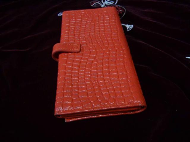 明るいオレンジ色の長財布 レディース メンズ!。 < 男性ファッション  明るいオレンジ色の長財布 レディース メンズ!。 < 男性ファッションの