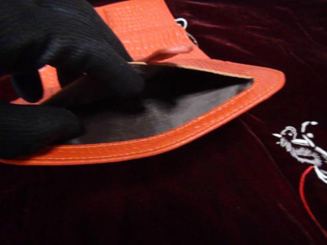 明るいオレンジ色の長財布 レディース メンズ!。 < 男性ファッション  明るいオレンジ色の長財布 レディース メンズ!。 < 男性ファッションの