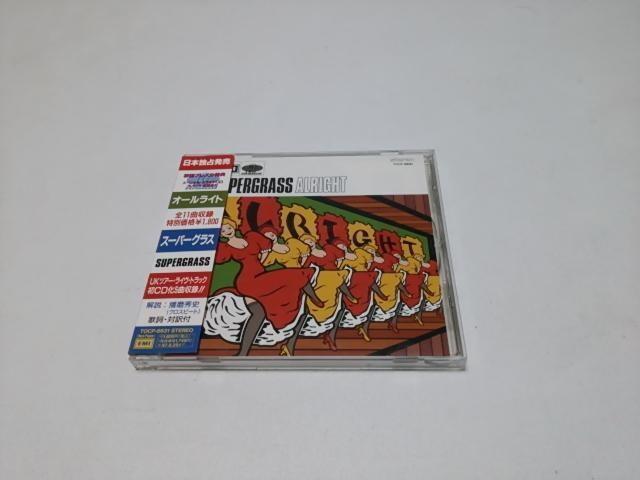 【送無】Supergrassスーパーグラス★オールライト国内盤(廃盤/美品)日本企画ミニ・アルバム全11曲収録 < CD/DVD/ビデオ  【送無】Supergrassスーパーグラス★オールライト国内盤(廃盤/美品)日本企画ミニ・アルバム全11曲収録  < CD/DVD/ビデオの