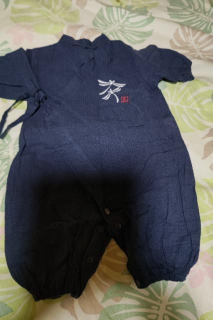 ★新品甚平風半袖ロンパース < キッズ/ベビー  ★新品甚平風半袖ロンパース  < キッズ/ベビーの