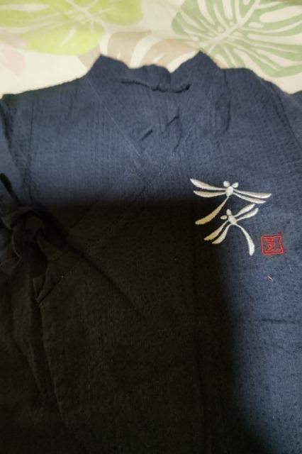 ★新品甚平風半袖ロンパース < キッズ/ベビー  ★新品甚平風半袖ロンパース < キッズ/ベビーの