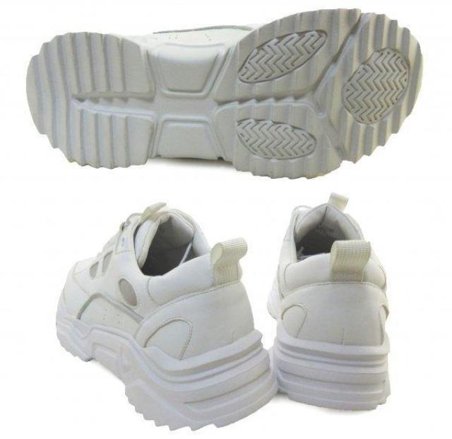 1円~C443新品Love Hunter軽量厚底ソール/レースアップスニーカー26a白♂ < 男性ファッション 1円~C443新品Love Hunter軽量厚底ソール/レースアップスニーカー26a白♂ < 男性ファッションの