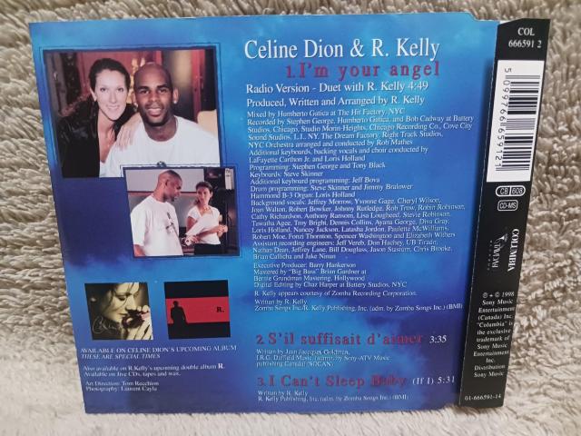 Celine Dion & R. Kelly Z[kEfBI R.P[^I'm Your Angel^ACDVO  CD/DVD/rfI 