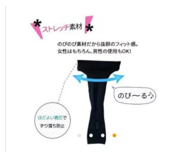 紫外線対策に 長いアームカバー ブラック 未使用品 < 女性ファッション  紫外線対策に 長いアームカバー ブラック 未使用品 < 女性ファッションの