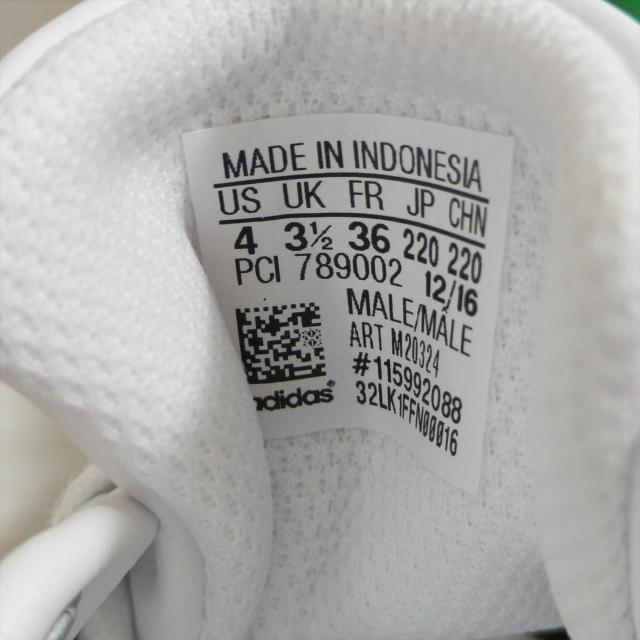 【新品/未使用】adidas Stan Smith スタンスミス ホワイト/グリーン 22.0cm (M20324) 箱付 正規品 < ブランド 【新品/未使用】adidas Stan Smith スタンスミス ホワイト/グリーン 22.0cm (M20324) 箱付 正規品 < ブランドの
