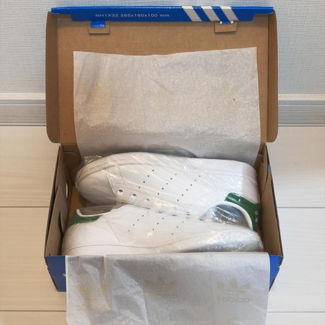 【新品/未使用】adidas Stan Smith スタンスミス ホワイト/グリーン 22.0cm (M20324) 箱付 正規品 < ブランド 【新品/未使用】adidas Stan Smith スタンスミス ホワイト/グリーン 22.0cm (M20324) 箱付 正規品 < ブランドの