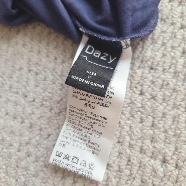 �ySHEIN�zLIVESSO �{�[�_�[�g�b�v�X Dazy �L���~ �l�C�r�[ S �� �����t�@�b�V������ 