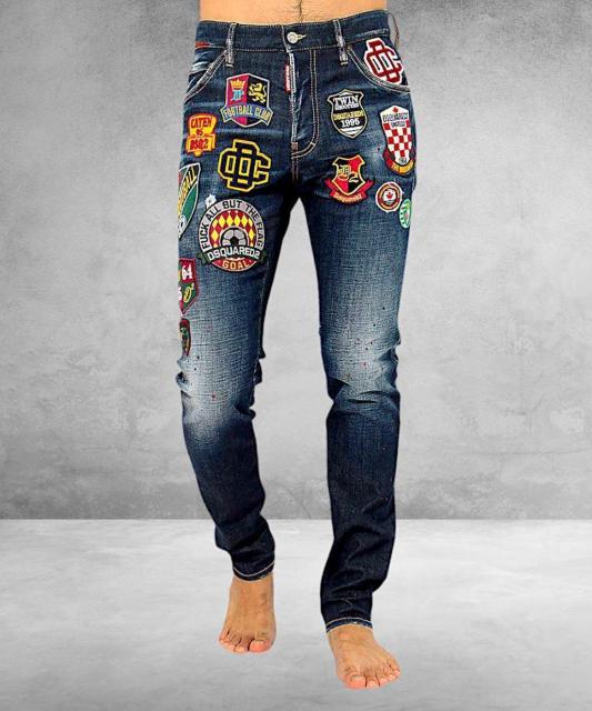 ★新品タグ付き◆送料無料◆定価14.6万◆DSQUARED2ディースクエアード46ワッペン付き!デニムパンツ/ジーンズ*ストレッチ < ブランド ★新品タグ付き◆送料無料◆定価14.6万◆DSQUARED2ディースクエアード46ワッペン付き!デニムパンツ/ジーンズ*ストレッチ < ブランドの