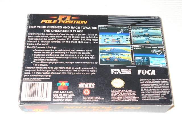 SFC★F1 POLE POSITION SNES 海外版 < ゲーム本体/ソフト  SFC★F1 POLE POSITION SNES 海外版 < ゲーム本体/ソフトの