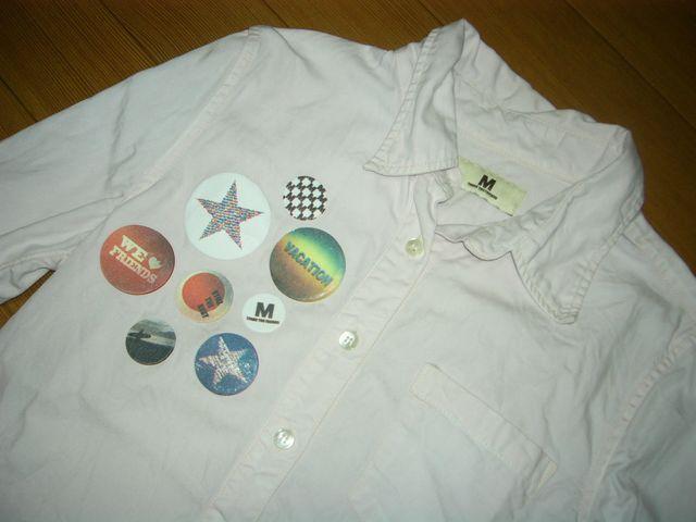 エムM転写シャツM長袖TMT缶バッチ < ブランド  エムM転写シャツM長袖TMT缶バッチ < ブランドの