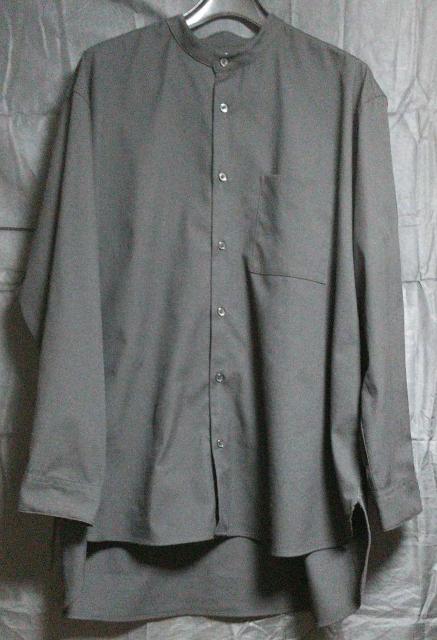 GU オーバーサイズスタンドカラーシャツ 長袖 L BLACK < 男性ファッション  GU オーバーサイズスタンドカラーシャツ 長袖 L BLACK  < 男性ファッションの