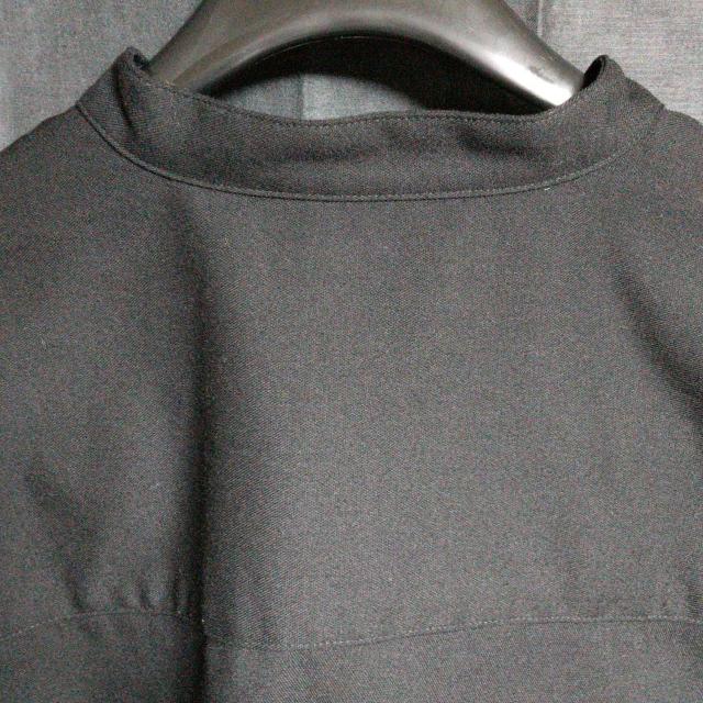 GU オーバーサイズスタンドカラーシャツ 長袖 L BLACK < 男性ファッション  GU オーバーサイズスタンドカラーシャツ 長袖 L BLACK < 男性ファッションの