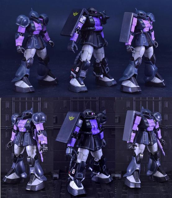 改造品 MIA 高機動型ザクU・ザクT 3体セット(黒い三連星仕様) < アニメ/コミック/キャラクター  改造品 MIA 高機動型ザクU・ザクT 3体セット(黒い三連星仕様) < アニメ/コミック/キャラクターの