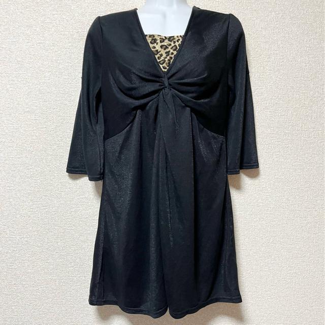 【新品】レイヤード風5分袖&7分袖2WAYワンピース < 女性ファッション  【新品】レイヤード風5分袖&7分袖2WAYワンピース < 女性ファッションの