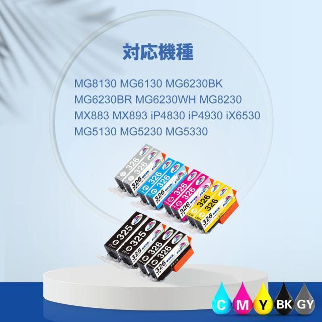 キヤノン Canon 互換インクカートリッジ BCI-326 BCI-325 6色セット×2パック < PC本体/周辺機器 キヤノン Canon 互換インクカートリッジ BCI-326 BCI-325 6色セット×2パック < PC本体/周辺機器の