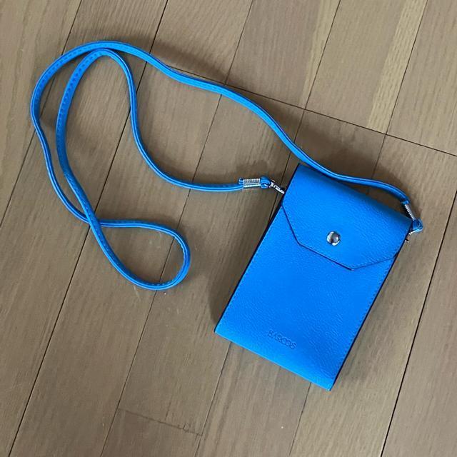 BARCOS  日本製 スマホショルダー スマホポーチ スマホケース ブルー < 女性ファッション  BARCOS  日本製 スマホショルダー スマホポーチ スマホケース ブルー  < 女性ファッションの