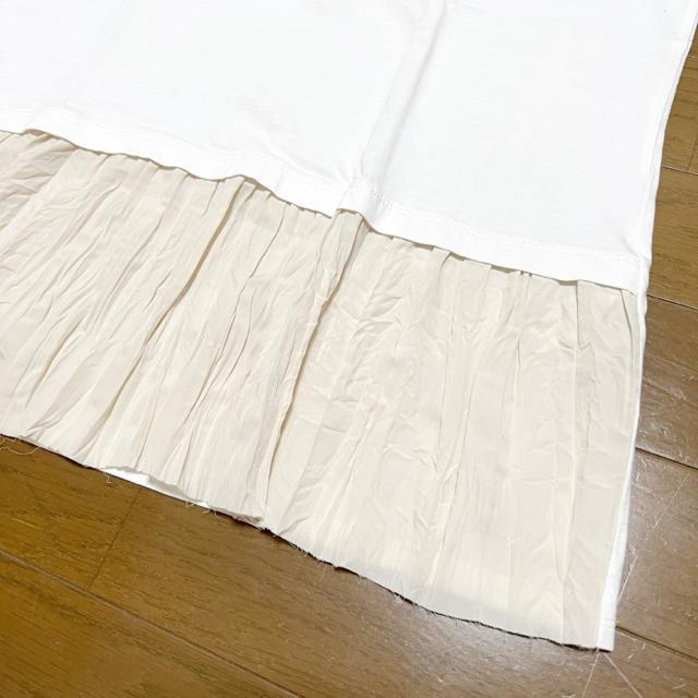 【美品】レイヤード半袖Tシャツ/ZARA/異素材mix/サイズM < 女性ファッション  【美品】レイヤード半袖Tシャツ/ZARA/異素材mix/サイズM < 女性ファッションの