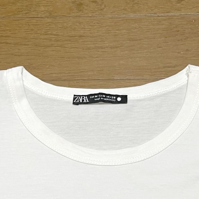 【美品】レイヤード半袖Tシャツ/ZARA/異素材mix/サイズM < 女性ファッション  【美品】レイヤード半袖Tシャツ/ZARA/異素材mix/サイズM < 女性ファッションの