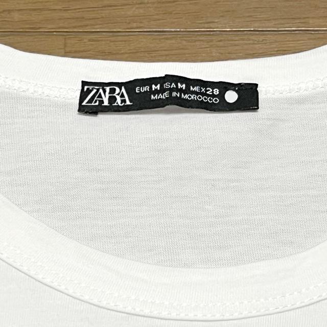 【美品】レイヤード半袖Tシャツ/ZARA/異素材mix/サイズM < 女性ファッション  【美品】レイヤード半袖Tシャツ/ZARA/異素材mix/サイズM < 女性ファッションの