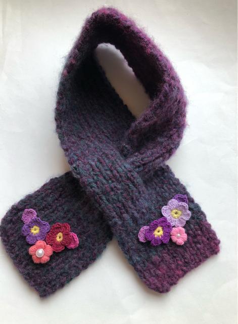 ハンドメイド ミニマフラー 一巻き用 グラデーションカラー < 女性ファッション  ハンドメイド ミニマフラー 一巻き用 グラデーションカラー  < 女性ファッションの