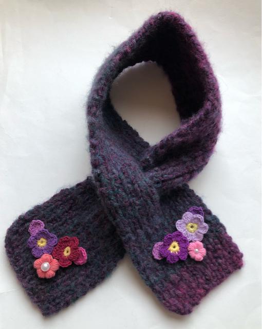 ハンドメイド ミニマフラー 一巻き用 グラデーションカラー < 女性ファッション  ハンドメイド ミニマフラー 一巻き用 グラデーションカラー < 女性ファッションの