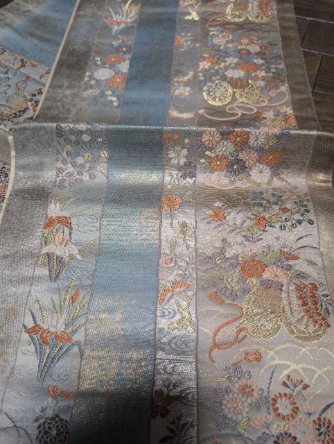 USED、袋帯、六通、箔使用、花柄 < 女性ファッション  USED、袋帯、六通、箔使用、花柄 < 女性ファッションの