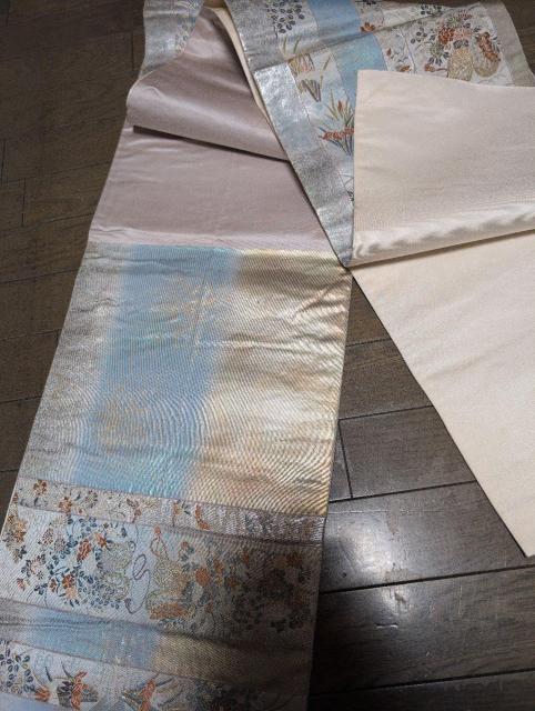 USED、袋帯、六通、箔使用、花柄 < 女性ファッション  USED、袋帯、六通、箔使用、花柄 < 女性ファッションの