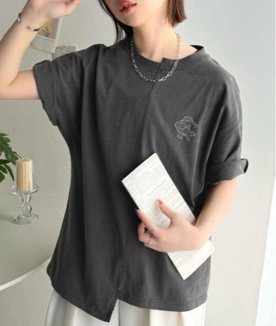 新品☆Classical Elf(クラシカルエルフ)JaVa(ジャバ)コラボ切替BODYロゴ半袖Tシャツ☆ < 女性ファッション  新品☆Classical Elf(クラシカルエルフ)JaVa(ジャバ)コラボ切替BODYロゴ半袖Tシャツ☆ < 女性ファッションの