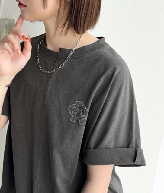 新品☆Classical Elf(クラシカルエルフ)JaVa(ジャバ)コラボ切替BODYロゴ半袖Tシャツ☆ < 女性ファッション  新品☆Classical Elf(クラシカルエルフ)JaVa(ジャバ)コラボ切替BODYロゴ半袖Tシャツ☆ < 女性ファッションの