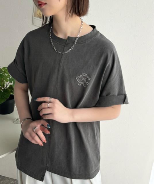 新品☆Classical Elf(クラシカルエルフ)JaVa(ジャバ)コラボ切替BODYロゴ半袖Tシャツ☆ < 女性ファッション  新品☆Classical Elf(クラシカルエルフ)JaVa(ジャバ)コラボ切替BODYロゴ半袖Tシャツ☆ < 女性ファッションの