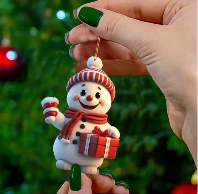 �N���X�}�X�c���[�p�T���^�I�[�i�����g -�����p�݂̒艺���\�ȃy���_���g6�Z�b�g�A2D�A�N�����J�[�C���e���A�I�[�i�����g�A �� �C���e���A/���C�t�� 