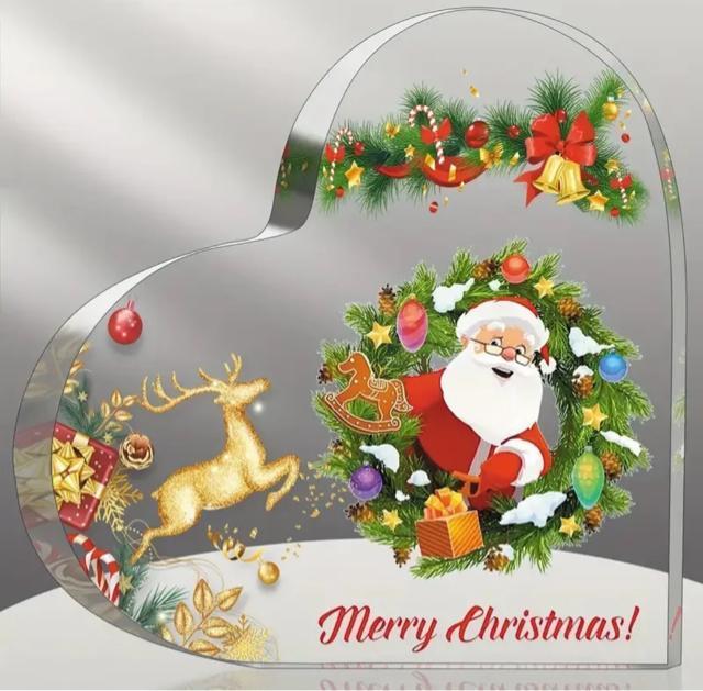 【新商品】【クリスマス特集】クリスマス ハート型 アクリル 置物 ツリー柄 インテリア雑貨 オブジェ < インテリア/ライフ 【新商品】【クリスマス特集】クリスマス ハート型 アクリル 置物 ツリー柄 インテリア雑貨 オブジェ < インテリア/ライフの