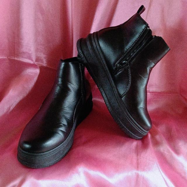 �����u���b�N���烌�U�[���J�̓����􂨟����V���v���g����t�@�X�i�[�֗������E�G�b�W�\�[������5cmUP��T�C�h�S�A�V���[�g�u�[�c �� �����t�@�b�V������ 