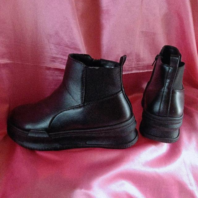 �����u���b�N���烌�U�[���J�̓����􂨟����V���v���g����t�@�X�i�[�֗������E�G�b�W�\�[������5cmUP��T�C�h�S�A�V���[�g�u�[�c �� �����t�@�b�V������ 