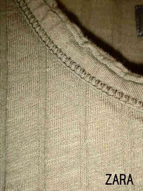 □ZARA/ザラ 4Bストライプデザイン ヘンリー ロング Tシャツ/メンズ・S☆新品 < ブランド  □ZARA/ザラ 4Bストライプデザイン ヘンリー ロング Tシャツ/メンズ・S☆新品 < ブランドの