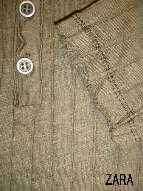 □ZARA/ザラ 4Bストライプデザイン ヘンリー ロング Tシャツ/メンズ・S☆新品 < ブランド  □ZARA/ザラ 4Bストライプデザイン ヘンリー ロング Tシャツ/メンズ・S☆新品 < ブランドの