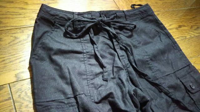 黒 美品 麻入り Mサイズ < 女性ファッション 黒 美品 麻入り Mサイズ < 女性ファッションの