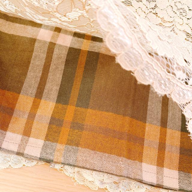 ベージュフラワーレースタイトペンシルスカートグリーンチェック < ブランド ベージュフラワーレースタイトペンシルスカートグリーンチェック < ブランドの