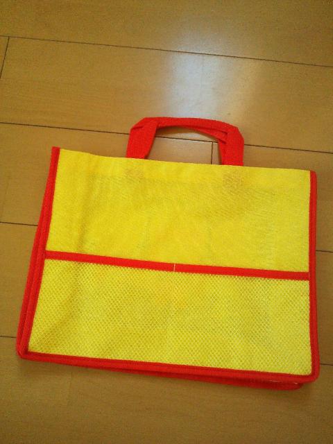 新品ポケット付トートバッグ☆レッスンバッグ☆アンパンマン < アニメ/コミック/キャラクター  新品ポケット付トートバッグ☆レッスンバッグ☆アンパンマン < アニメ/コミック/キャラクターの