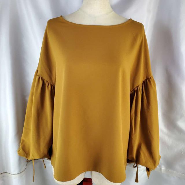 込み★GU★袖が可愛い!!七.八分袖カットソー★M★ < 女性ファッション  込み★GU★袖が可愛い!!七.八分袖カットソー★M★ < 女性ファッションの